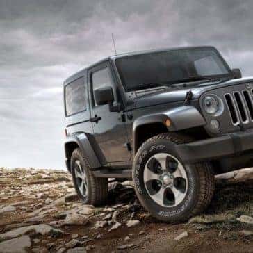 2017 Jeep Wrangler off-roading