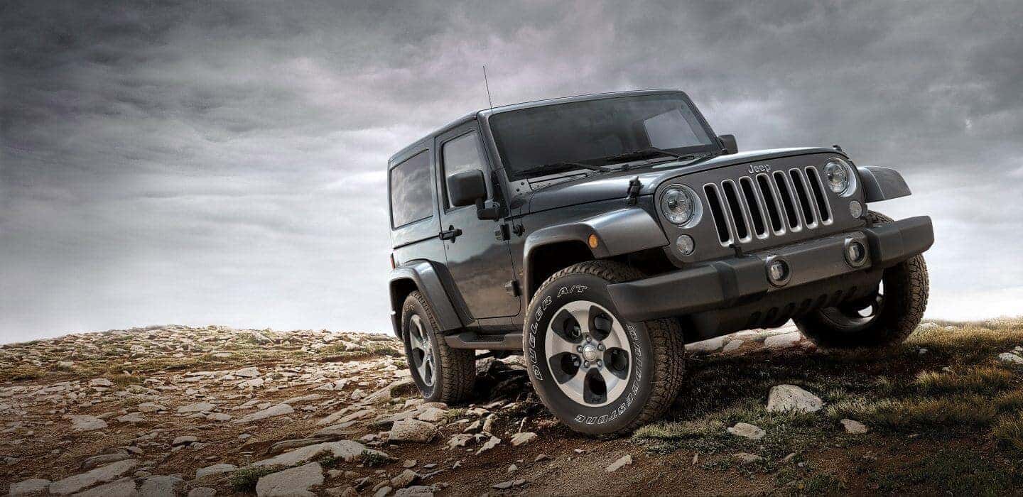 2017 Jeep Wrangler off-roading