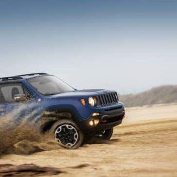 2017 Jeep Renegade off-roading