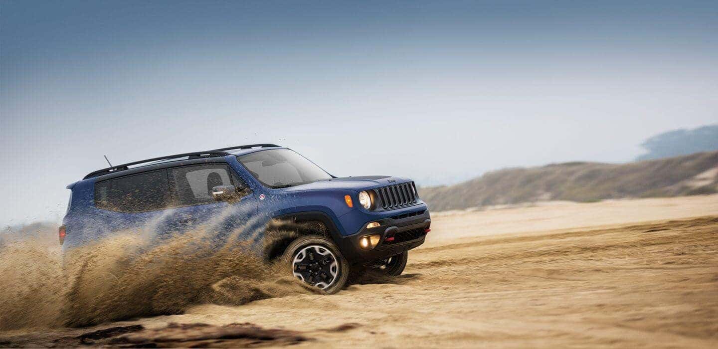 2017 Jeep Renegade off-roading