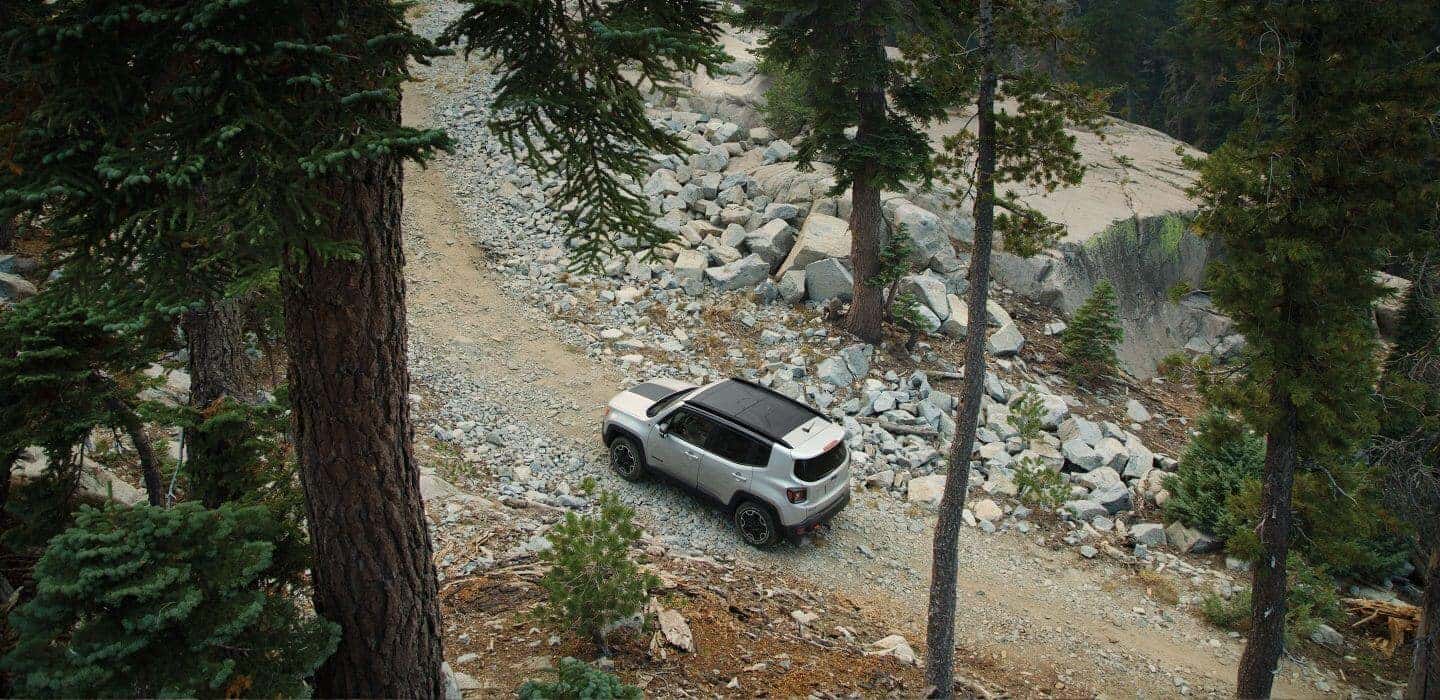 2017 Jeep Renegade top view exterior