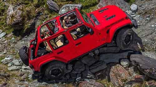 2018 Jeep Wrangler Rubicon off-roading