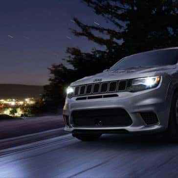 2018 Jeep Grand Cherokee Driving at Night