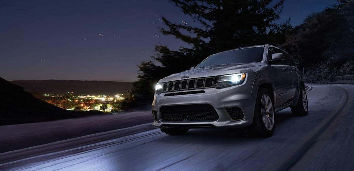 2018 Jeep Grand Cherokee Driving at Night
