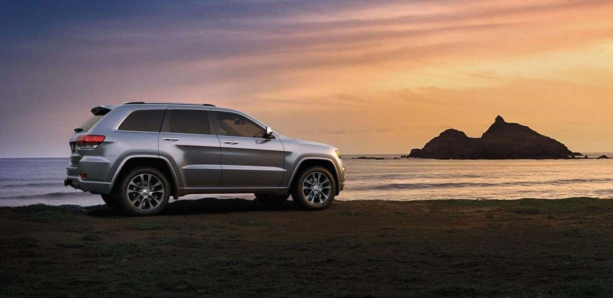 2018 Jeep Grand Cherokee Parked at a Beach