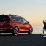 2018 Chrysler Pacifica Parked at Beach