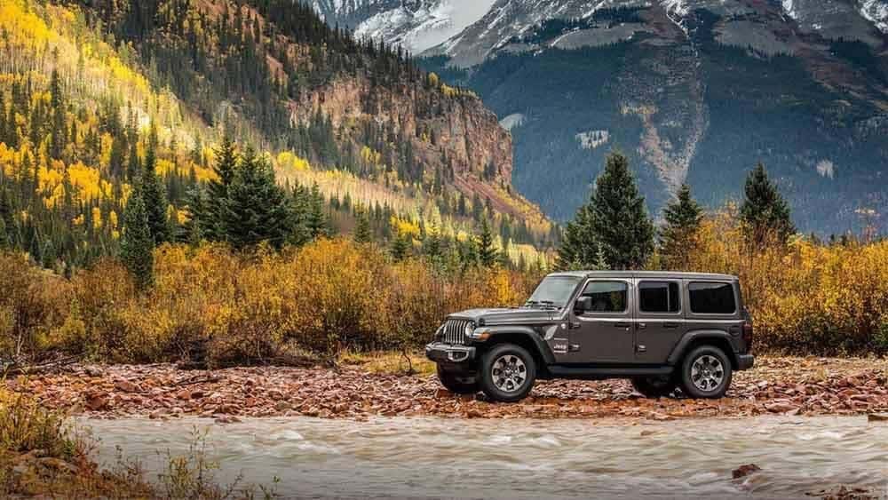 2018 Jeep Wrangler Exterior Parked at Mountains