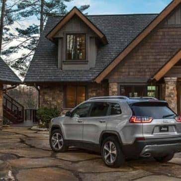 2019 Jeep Cherokee Parked Outside Home