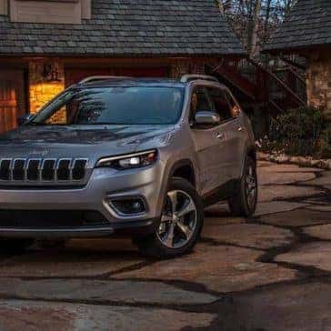 2019 Jeep Cherokee Parked Outside Home