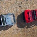 Jeep Gladiator Models Top View Looking Down