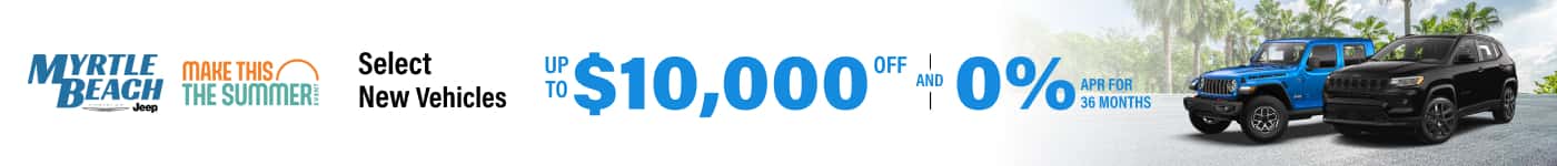 $10,000 Off New Vehices