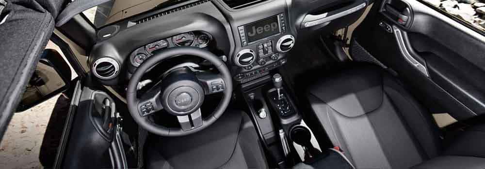 Jeep Wrangler Unlimited Interior Features Dimensions