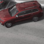 Red Jeep Grand Cherokee