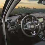 Interior shot of 2021 Jeep Compass