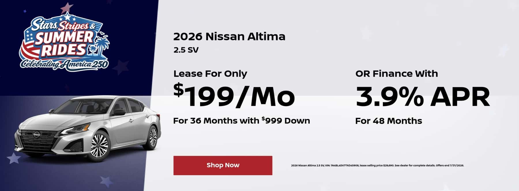 Altima Lease & Finance Specials