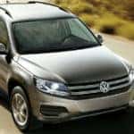 2018 VW Tiguan driving down highway