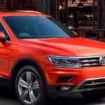 2018 VW Tiguan parked on street