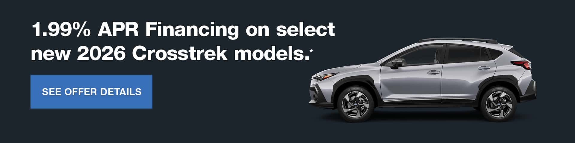 2026 Crosstrek APR Offer - Parker Subaru