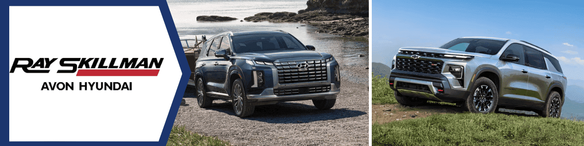 2024 Hyundai Palisade vs. Chevy Traverse Comparing Family-Size SUVs - banner