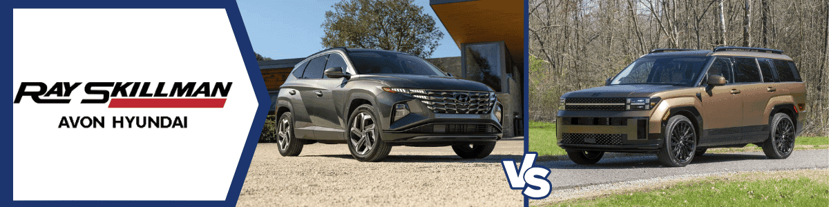 2024 Hyundai Tucson vs. Santa Fe - banner