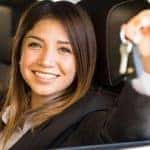 Woman Holding Keys