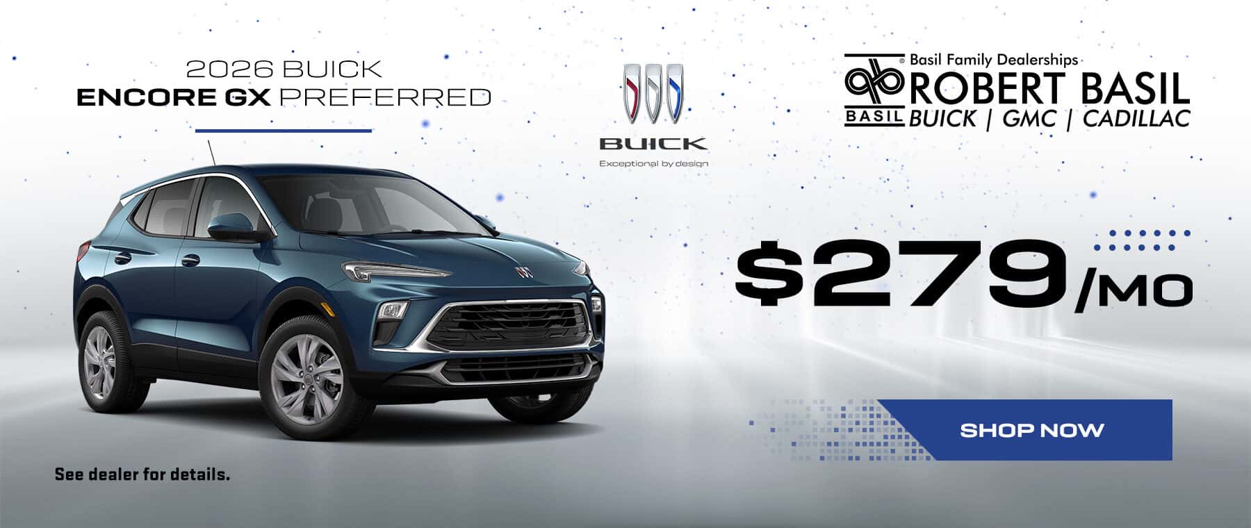 $279 / month Encore GX