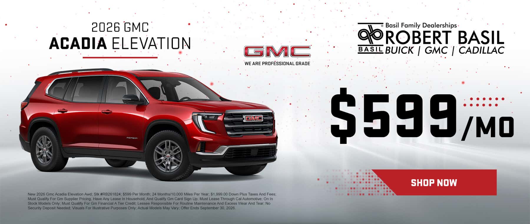 $599 Acadia