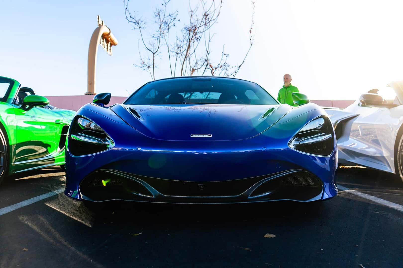 Cars and Coffee event at Sandia BMW