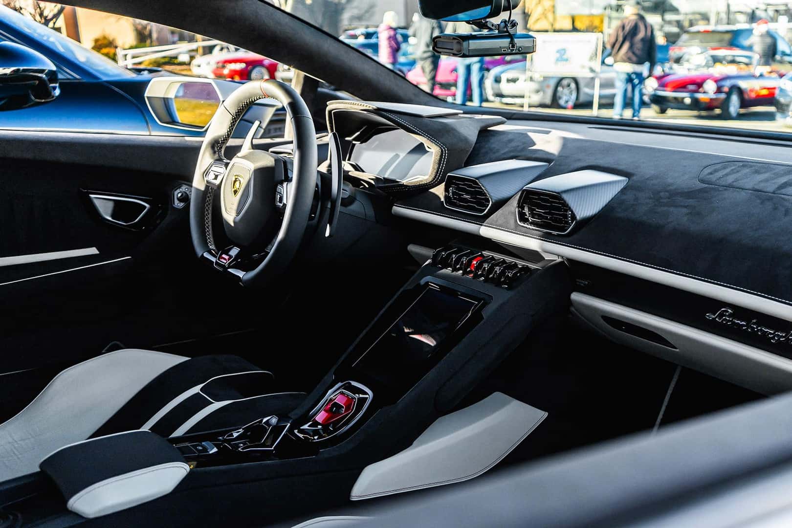 Cars and Coffee event at Sandia BMW