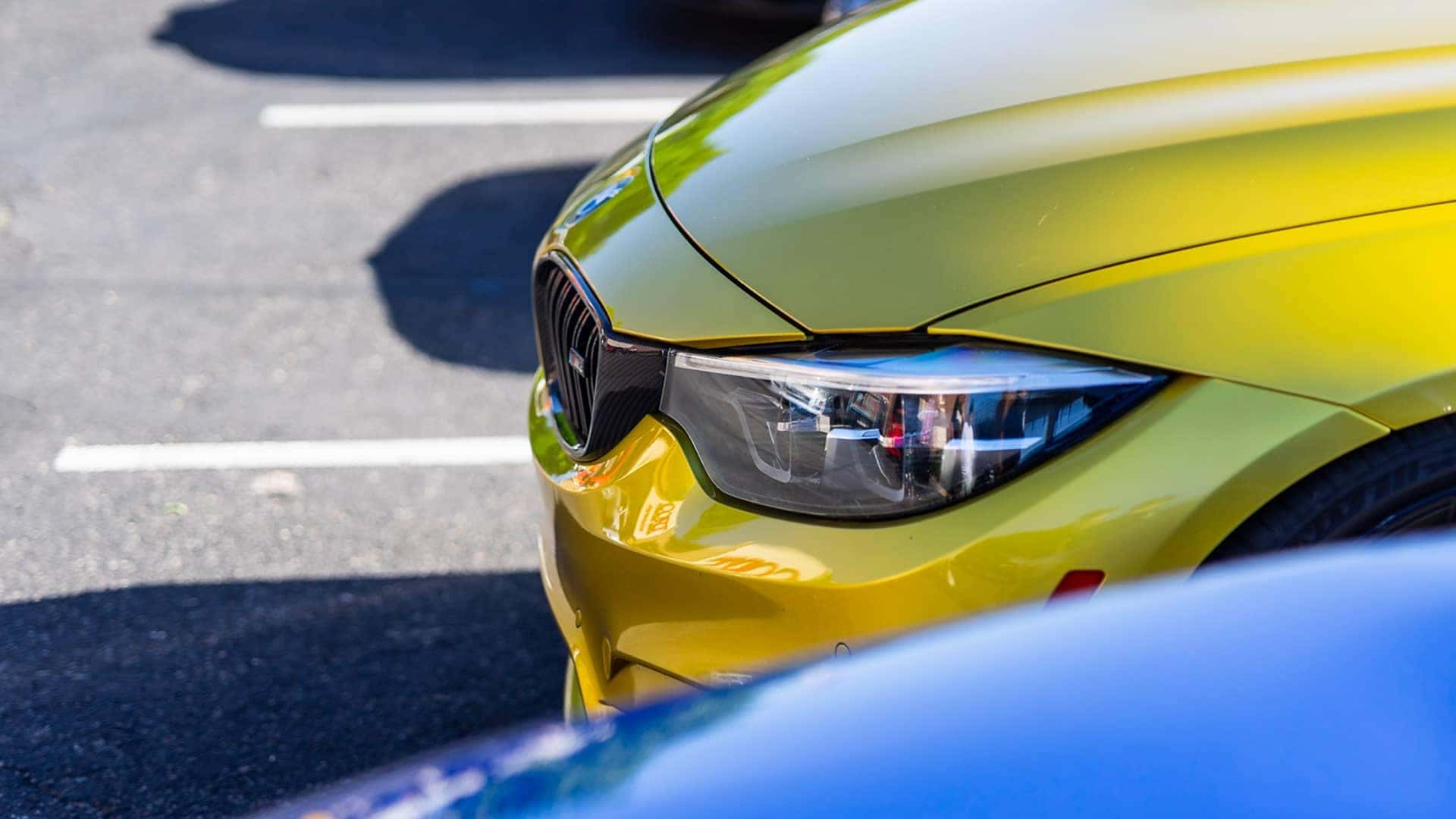 yellow vehicle front
