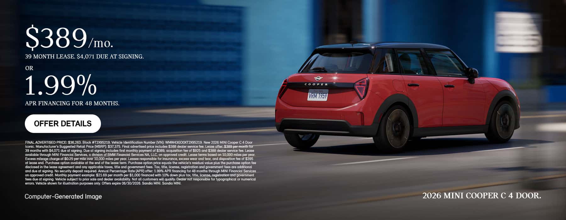 Cooper C 4 Door Iconic