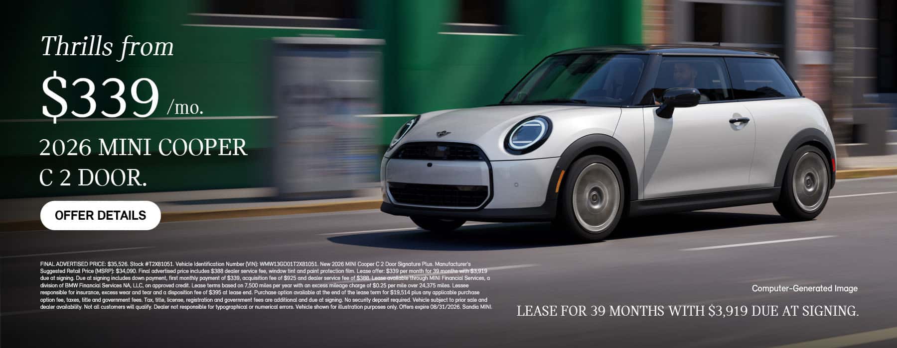 Cooper C 2 Door Signature Plus