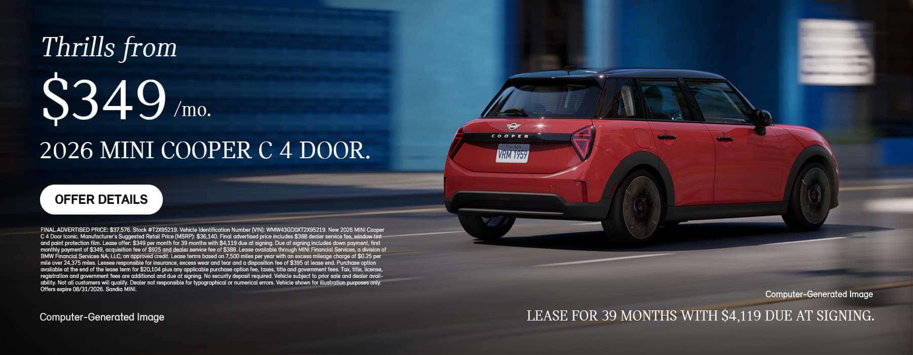 Cooper C 4 Door Iconic
