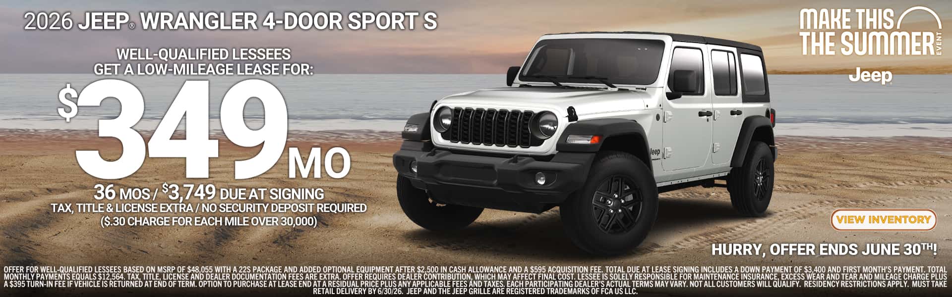 Wrangler Lease Banner