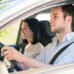 Couple in car