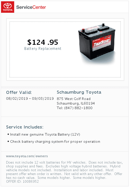 Batteries Near Me >> Toyota Batteries Near Me In Schaumburg Il Batteries Near Me >> Toyota Batteries Near Me In Schaumburg Il
