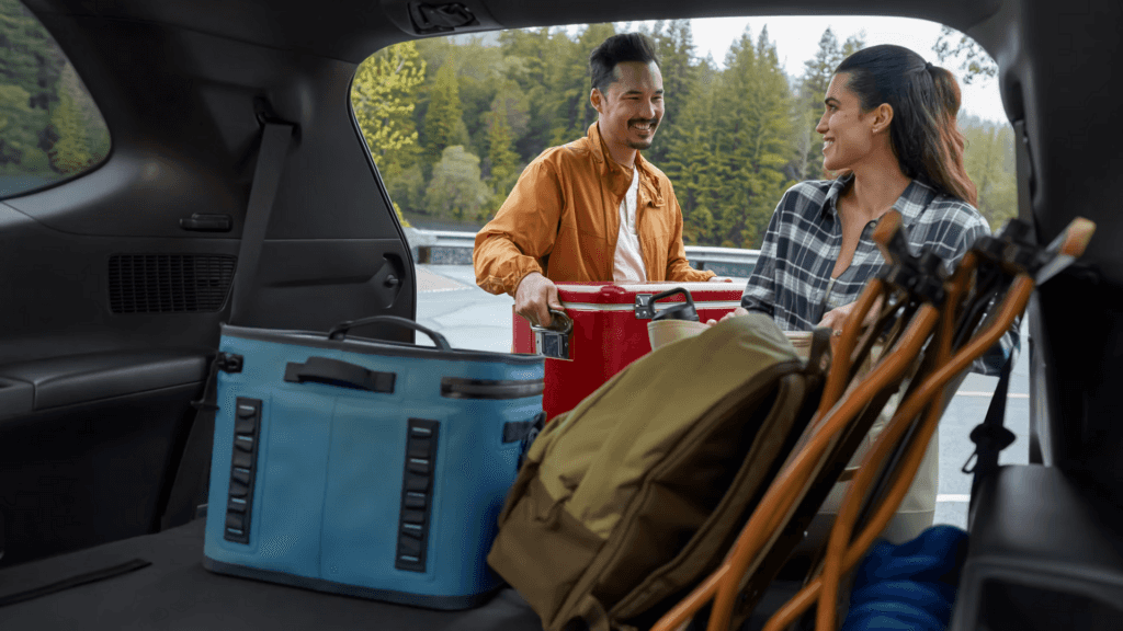 Loading cargo into the 2026 Toyota Grand Highlander