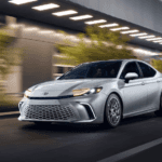 A used Toyota Camry on the road
