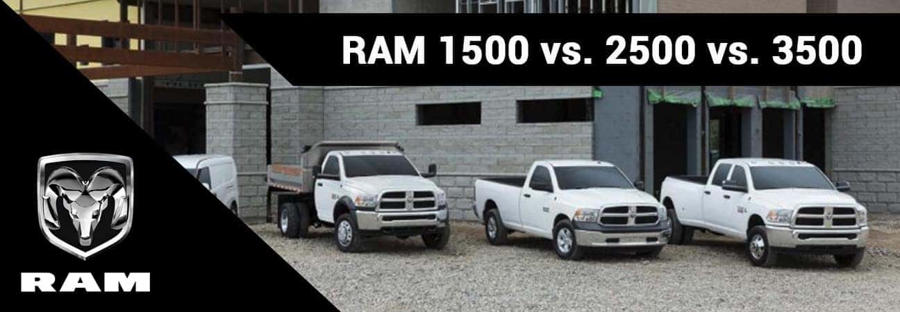 peber gevinst Overfladisk 2018 RAM 1500 vs. 2018 RAM 2500 vs. 2018 RAM 3500