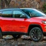 2019 Jeep Compass near river