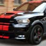 2019 Dodge Durango driving down the road
