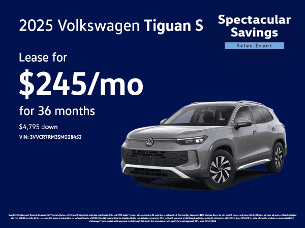 2025 Volkswagen Tiguan Offer