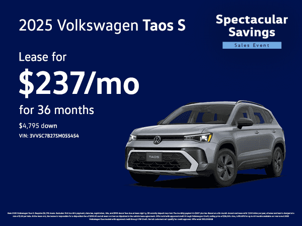 2025 Volkswagen Taos S Offer