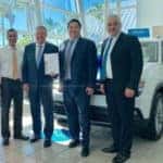 Schumacher Volkswagen West Palm Beach staff accepts 2018 Gold Pin Award
