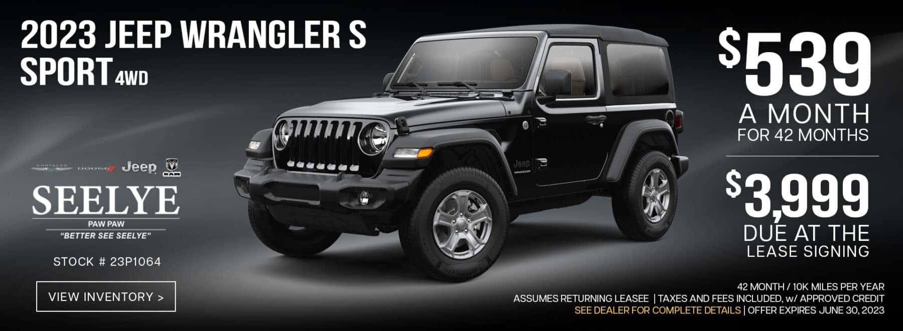 Monthly Specials Seelye of Paw Paw Chrysler, Dodge, Jeep, RAM