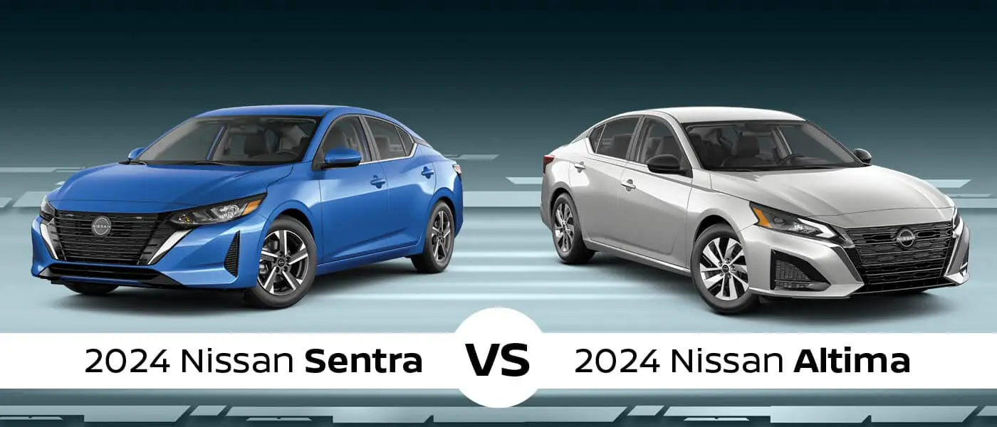 2024 Nissan Sentra vs. Altima Comparison | Features & Differences Available