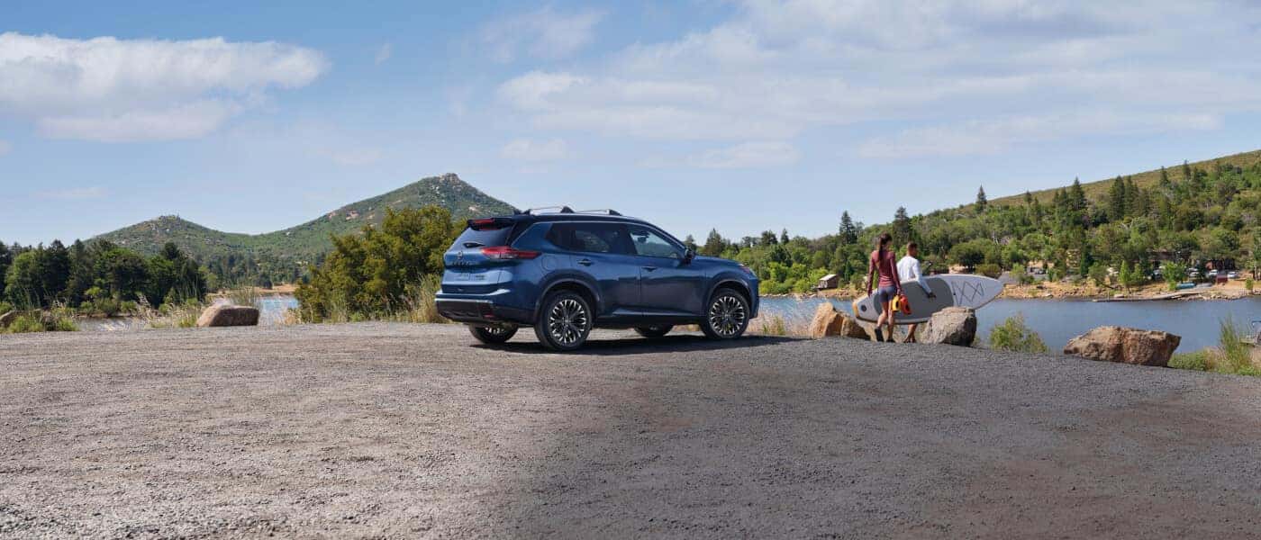 2024 Nissan Rogue Exterior By River With Wind Surfers