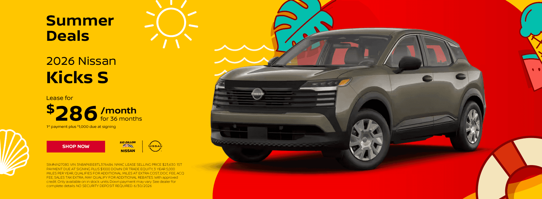 2026 NISSAN KICK S