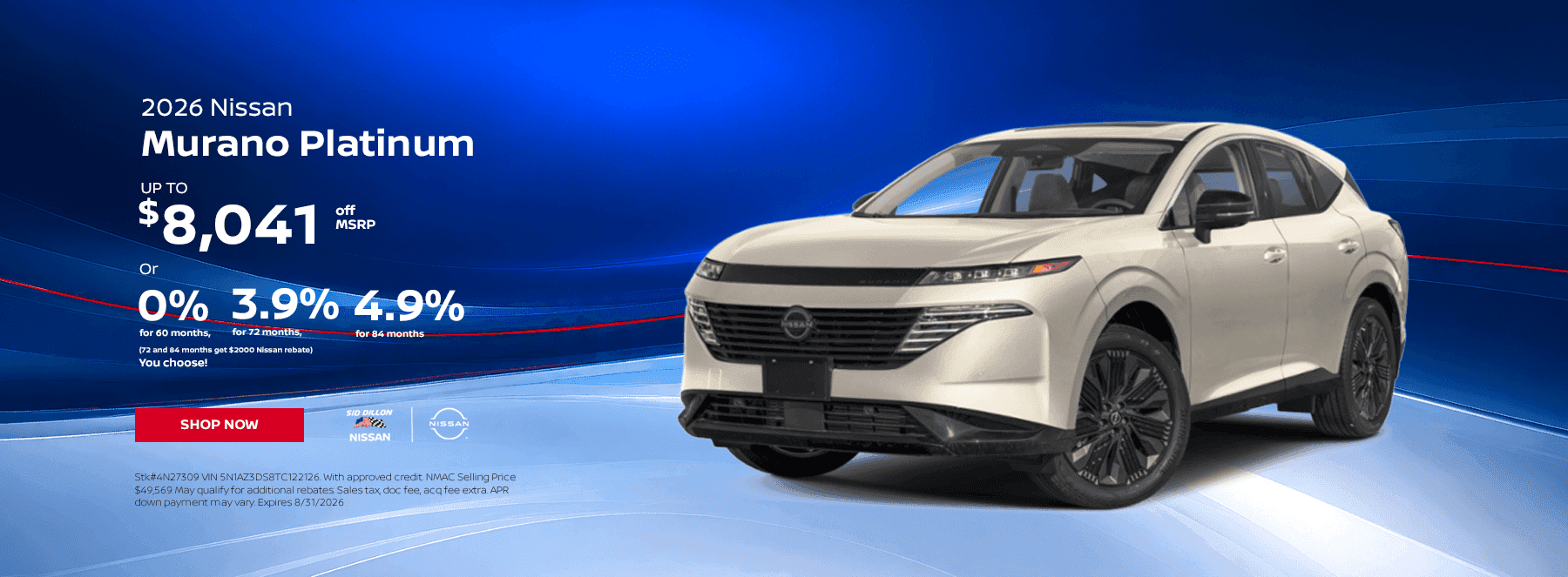 2026 Nissan Murano Platinum