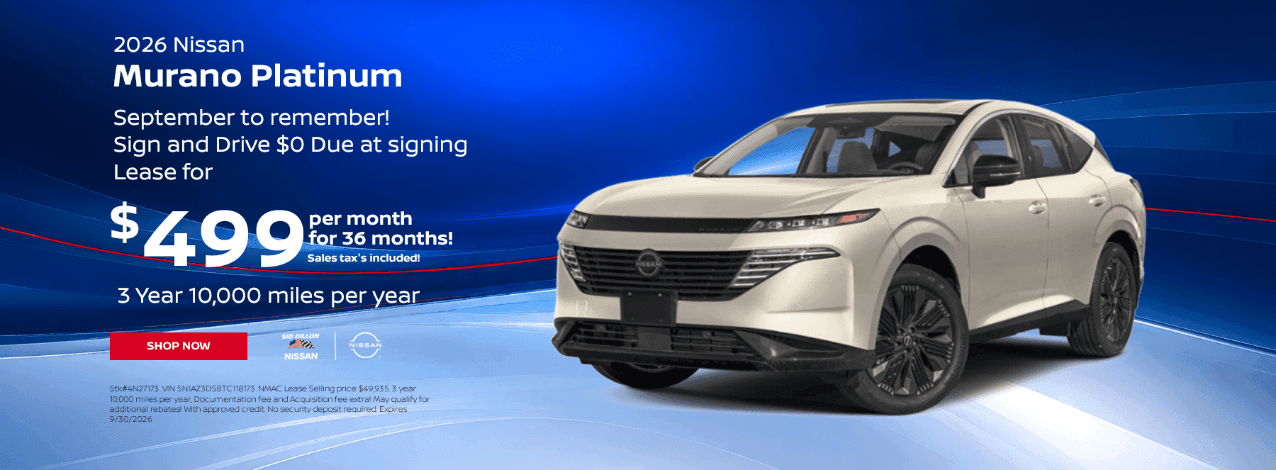 2026 Nissan Murano Platinum